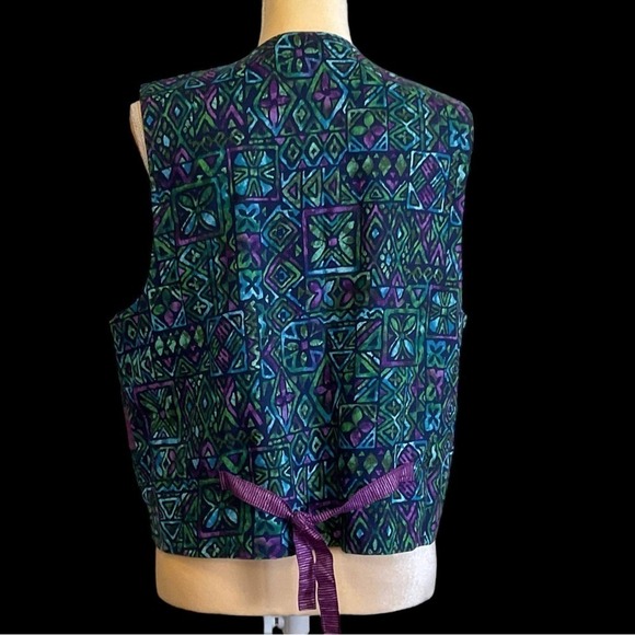 Donna McMillan Cozy Clothes handcrafted vest, medium size - Picture 3 of 9